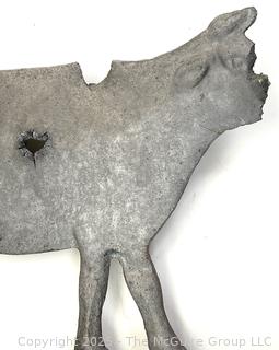 Antique Roof-Top Wind Vane w/ Dairy Theme