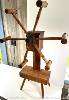 19th C Wool, Mohair or Linen Yarn Winder 


