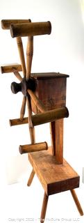 19th C Wool, Mohair or Linen Yarn Winder 


