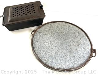 Soapstone Hot Plate and Chestnut Roaster