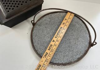 Soapstone Hot Plate and Chestnut Roaster