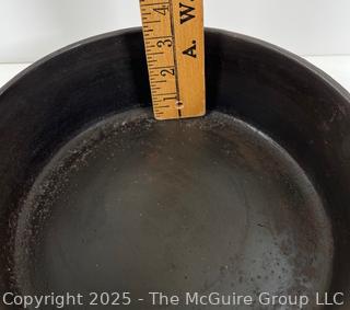 Cast Iron Frying Pan (#3) and Long Handled Pot 