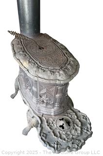Cast Iron Parlor Stove circa 1850's Troy NY