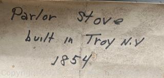 Cast Iron Parlor Stove circa 1850's Troy NY