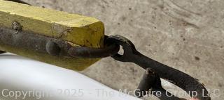 Antique Horse-Drawn 2 Row Furrowing Plow