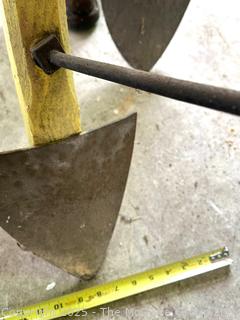 Antique Horse-Drawn 2 Row Furrowing Plow