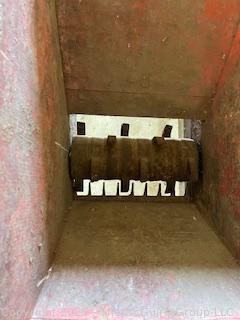 Eddy Plow Co. Greenwich NY Root Cutter for Cattle Feed. Original Paint and Stenciling. 