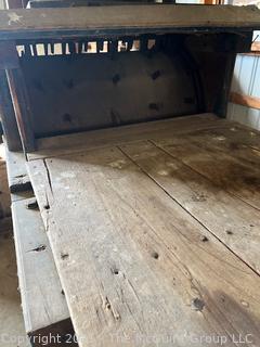 Belt-Powered Grain Thresher Made by Farmers' Manufacturing Company Ohio Circa 1900