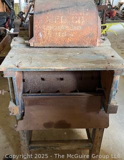 Belt-Powered Grain Thresher Made by Farmers' Manufacturing Company Ohio Circa 1900