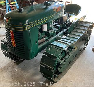 Oliver Model HG Cletrac Crawler Tractor. Mfg. by Cleveland Tractor Co. 1944-51.  Powered by 4-C Hercules Engine Offering 22HP at Drawbar and 25HP at the Belt 