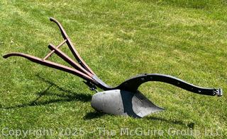 Horse Drawn Single Bottom Plow Made by the H H Lovejoy Cambridge NY 