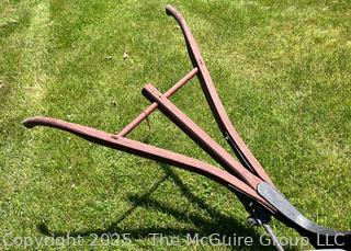 Horse Drawn Single Bottom Plow Made by the H H Lovejoy Cambridge NY 