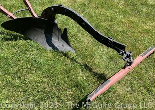 Horse-Drawn Steel Plow Made by H H Lovejoy Co. Cambridge NY