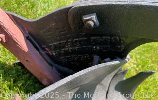 Horse-Drawn Steel Plow Made by H H Lovejoy Co. Cambridge NY