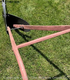 Horse-Drawn Steel Plow Made by H H Lovejoy Co. Cambridge NY