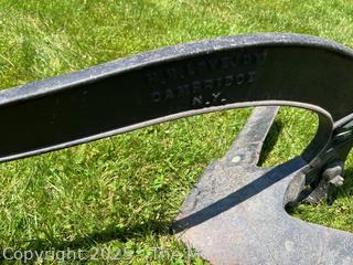 1870's Horse Drawn Plow Made by the H H Lovejoy Plow Company Cambridge NY 