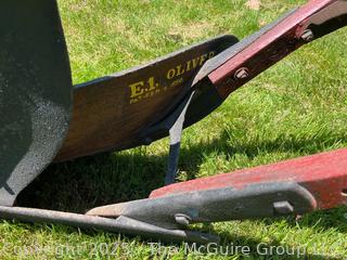 Horse-Drawn Single Bottom E. Oliver Plow Pat'd 1895 