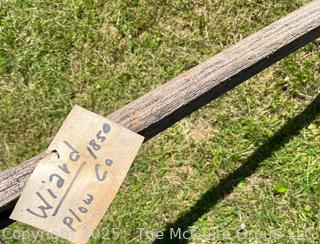 1850 Horse-Drawn Plow Made by Wiard Plow Co. Batavia NY