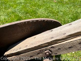 1850 Horse-Drawn Plow Made by Wiard Plow Co. Batavia NY