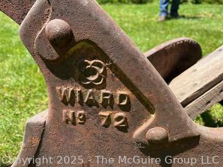 1850 Horse-Drawn Plow Made by Wiard Plow Co. Batavia NY