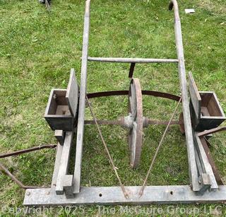 Horse-Drawn Two Row Corn Planter Circa 1900