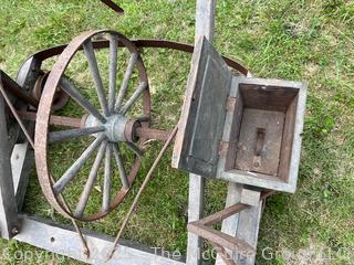 Horse-Drawn Two Row Corn Planter Circa 1900