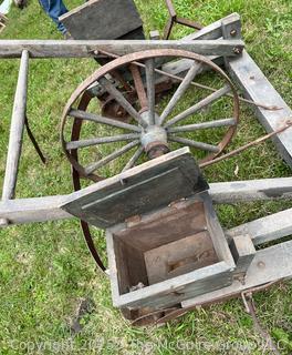 Horse-Drawn Two Row Corn Planter Circa 1900