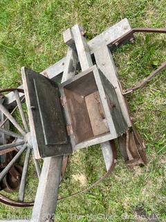 Horse-Drawn Two Row Corn Planter Circa 1900