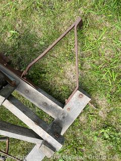 Horse-Drawn Two Row Corn Planter Circa 1900
