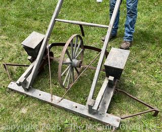 Horse-Drawn Two Row Corn Planter Circa 1900