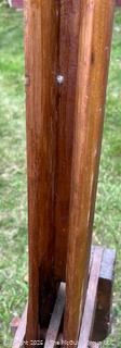 Hand Operated Flax Braker for Making Linen 