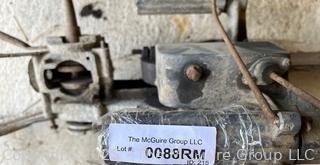 Universal A Vintage Chain Saw Made by Power Machinery Ltd. w/ Rare "Lightening Holes" in Bar 