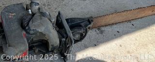 Early 1950's TITAN One Man Chain Saw w/ Bar and Chain 