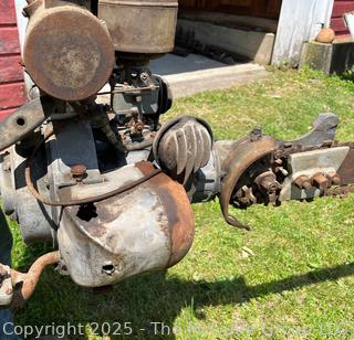 Early Two-Man Chain Saw Possibly a TITAN J Model Made in 1944