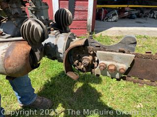 Early Two-Man Chain Saw Possibly a TITAN J Model Made in 1944