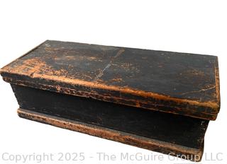 Carpenter's Wood Two (2) Shelf Tool Chest with Original Paint<br>

<br><br>

Removal Options:<br><br> Sat (Nov 8) & Sun (Nov 9) 11-3pm, 56 Scotch Hill Rd., Cambridge NY 12816<br><br>

Sat (Nov 15) 12-2pm, TMG Warehouse, 2800 Juniper St., Fairfax, VA 22031<br><br>

Request Shipping (david@themcguiregroupllc.com)