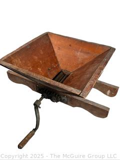 Baccellieri Hand Cranked Wooden Fruit Press<br>

<br><br>

Removal Options:<br><br> Sat (Nov 8) & Sun (Nov 9) 11-3pm, 56 Scotch Hill Rd., Cambridge NY 12816<br><br>

Sat (Nov 15) 12-2pm, TMG Warehouse, 2800 Juniper St., Fairfax, VA 22031<br><br>

Request Shipping (david@themcguiregroupllc.com)