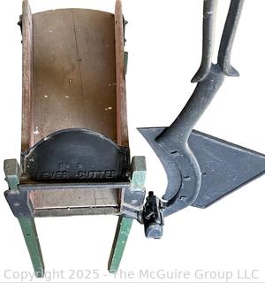 Corn Stalk Cutter for Making Silage. Montgomery Ward & Co. with BANNER Branding 