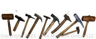 Assortment of Hammers Circa 1860-1890
