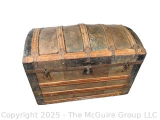 Camel-back Steamer Trunk  FAMILY