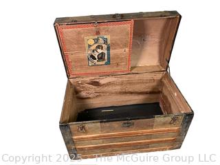 Camel-back Steamer Trunk  FAMILY