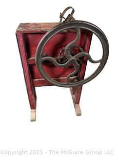 Antique Corn Sheller Hand Cranked circa 1900. Brand Unknown.