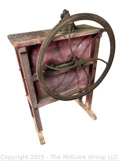 Antique Corn Sheller Hand Cranked. Bucks No.4, Early 1900's. Legs Need Repair