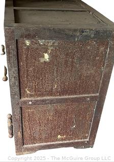 Large Safe on Casters Rescued From Washington County Courthouse Salem NY. Locked, No Combo
