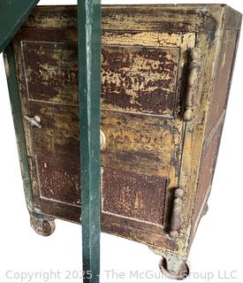 Large Safe on Casters Rescued From Washington County Courthouse Salem NY. Locked, No Combo  