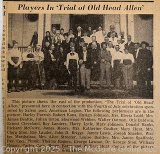 Grouping of Washington County NY Historical Resources Including The Salem Book