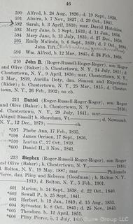 Braley Genealogy Book