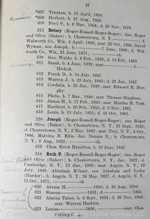 Braley Genealogy Book
