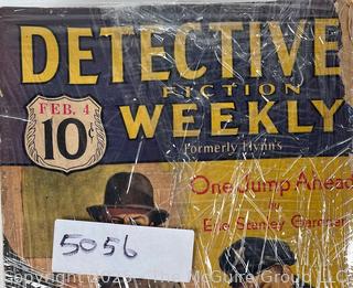Five (5) Soft Cover Books Detective Weekly and Argosy 1931 and 1932