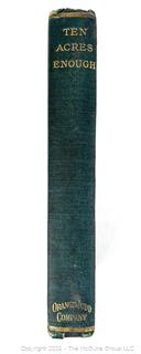 Book Title Ten Acres Enough by Isaac Phillips Rogers 